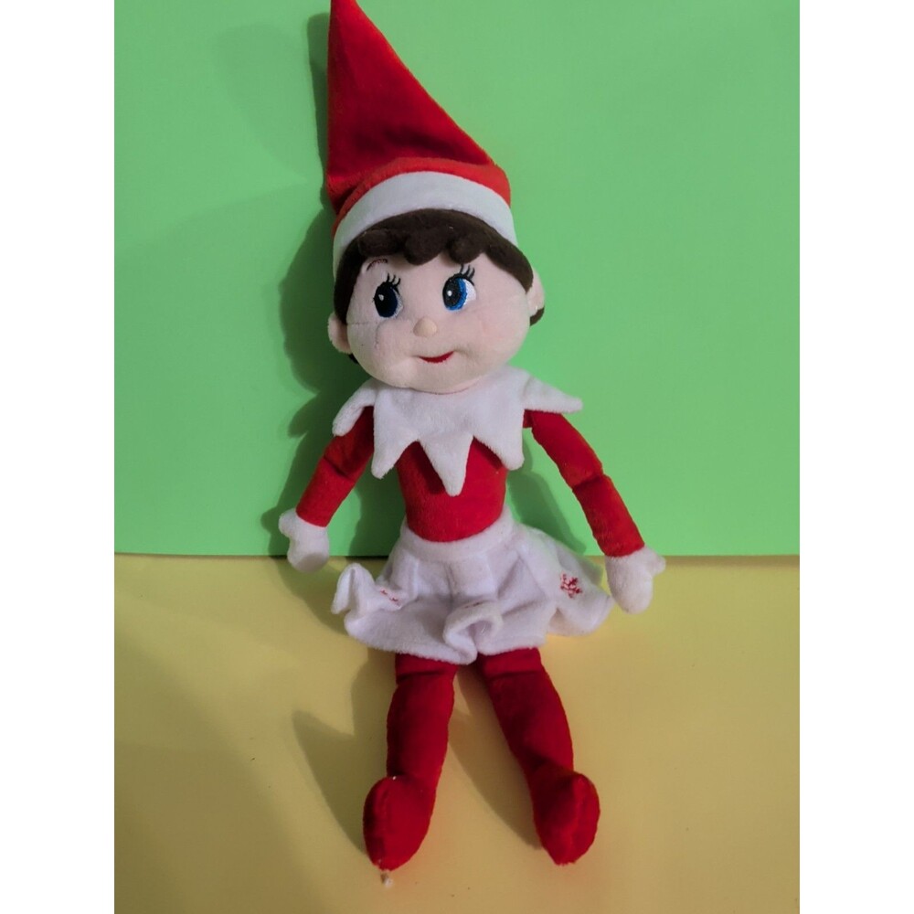 Elf on the Shelf Plushee Pals Girl Elf Plush Doll 14" Huggable Soft Toy Holiday